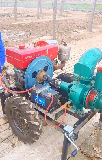 Electric Start 18 HP Diesel Engine 6 Inch Centrifugal Water Pump